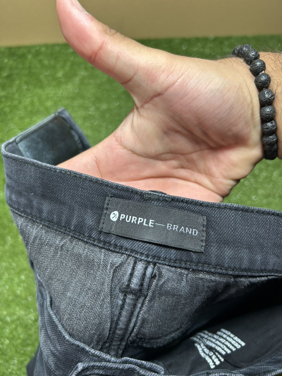 Purple Brand Purple black splatter jeans Size US 38 / EU 54 - 5 Thumbnail