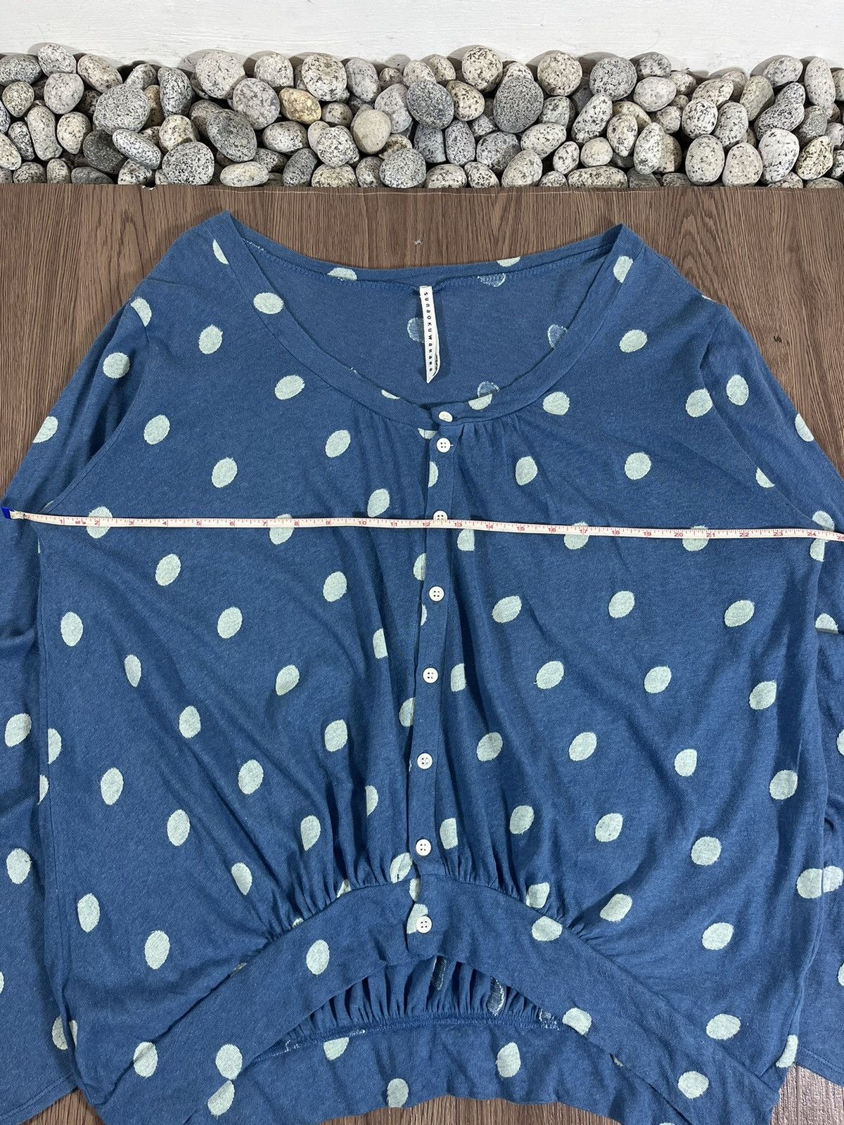 Issey Miyake Sunao Kuwahara Vintage Polkadot Loose Cardigan Size US M / EU 48-50 / 2 - 11 Thumbnail