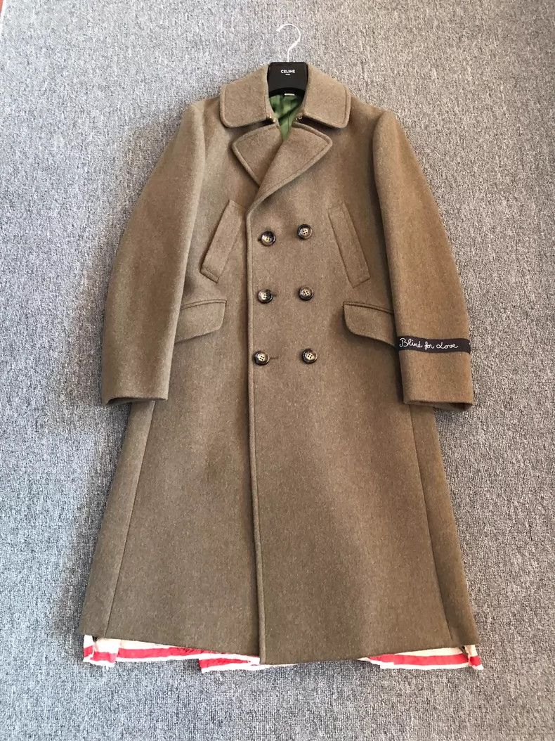Gucci Gucci Sleeve logo embroidered double-breasted wool coat jac Size US M / EU 48-50 / 2 - 1 Thumbnail