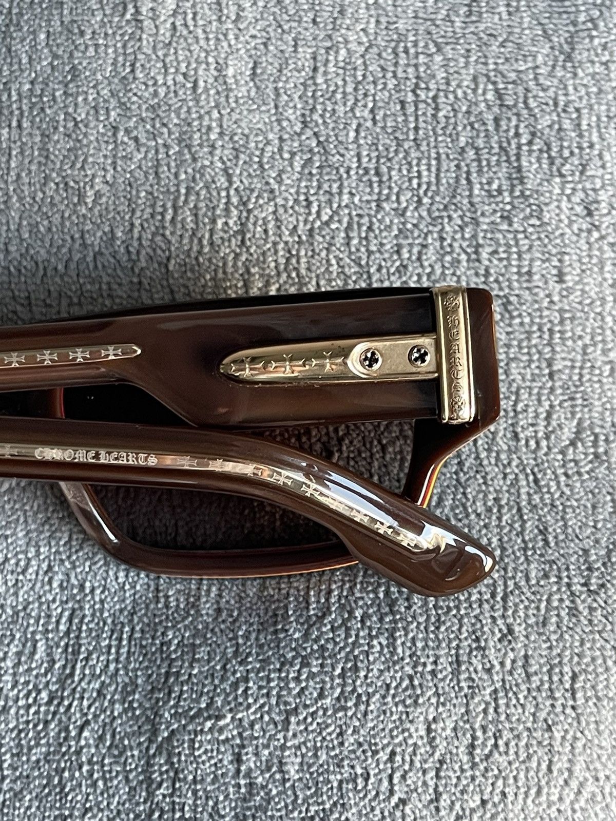 Chrome Hearts Chrome Hearts Sunglasses Brown Size ONE SIZE - 8 Thumbnail