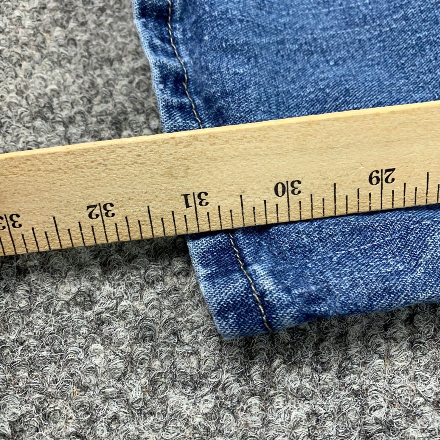 Wrangler VINTAGE Wrangler Jeans Mens 38x32 Blue Straight Denim Stretch 5-Pocket Design Size US 38 / EU 54 - 6 Thumbnail