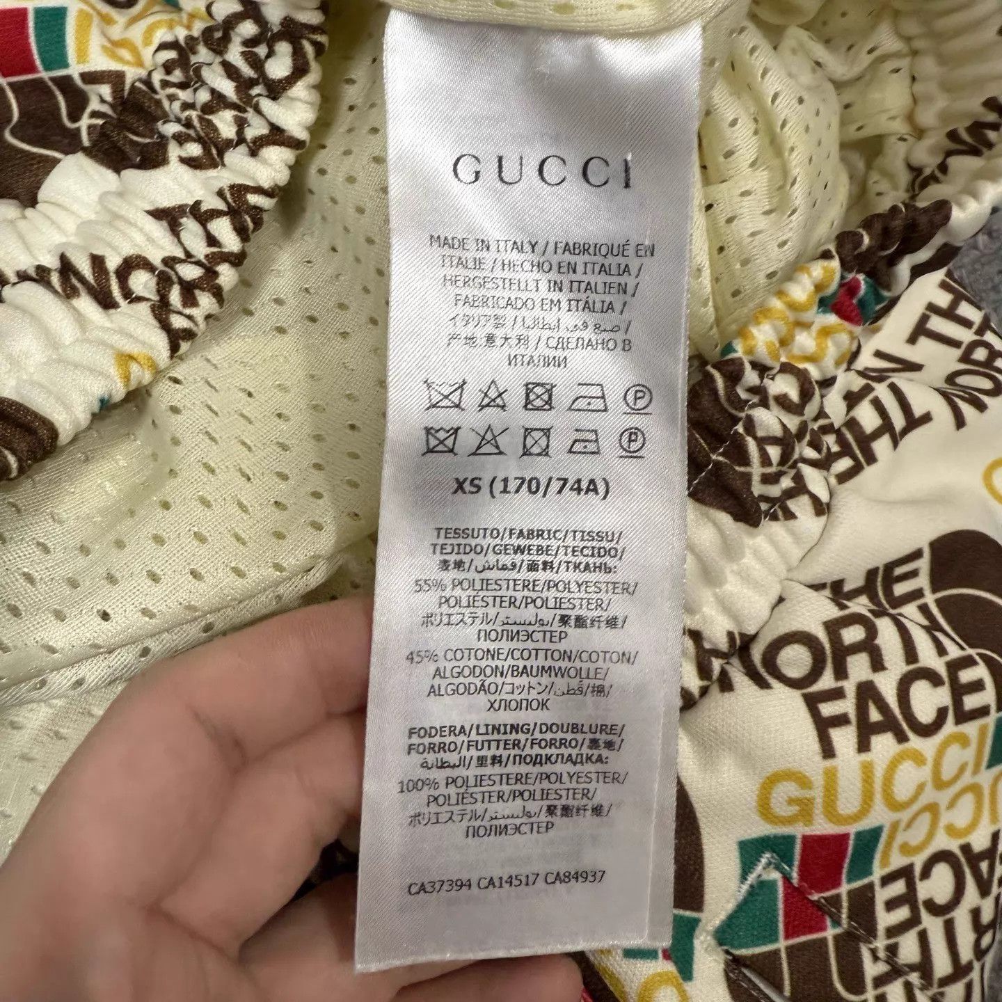 Gucci Gucci x TNF Colorblocked Full Logo XS Shorts 95 New Size US 27 - 4 Thumbnail