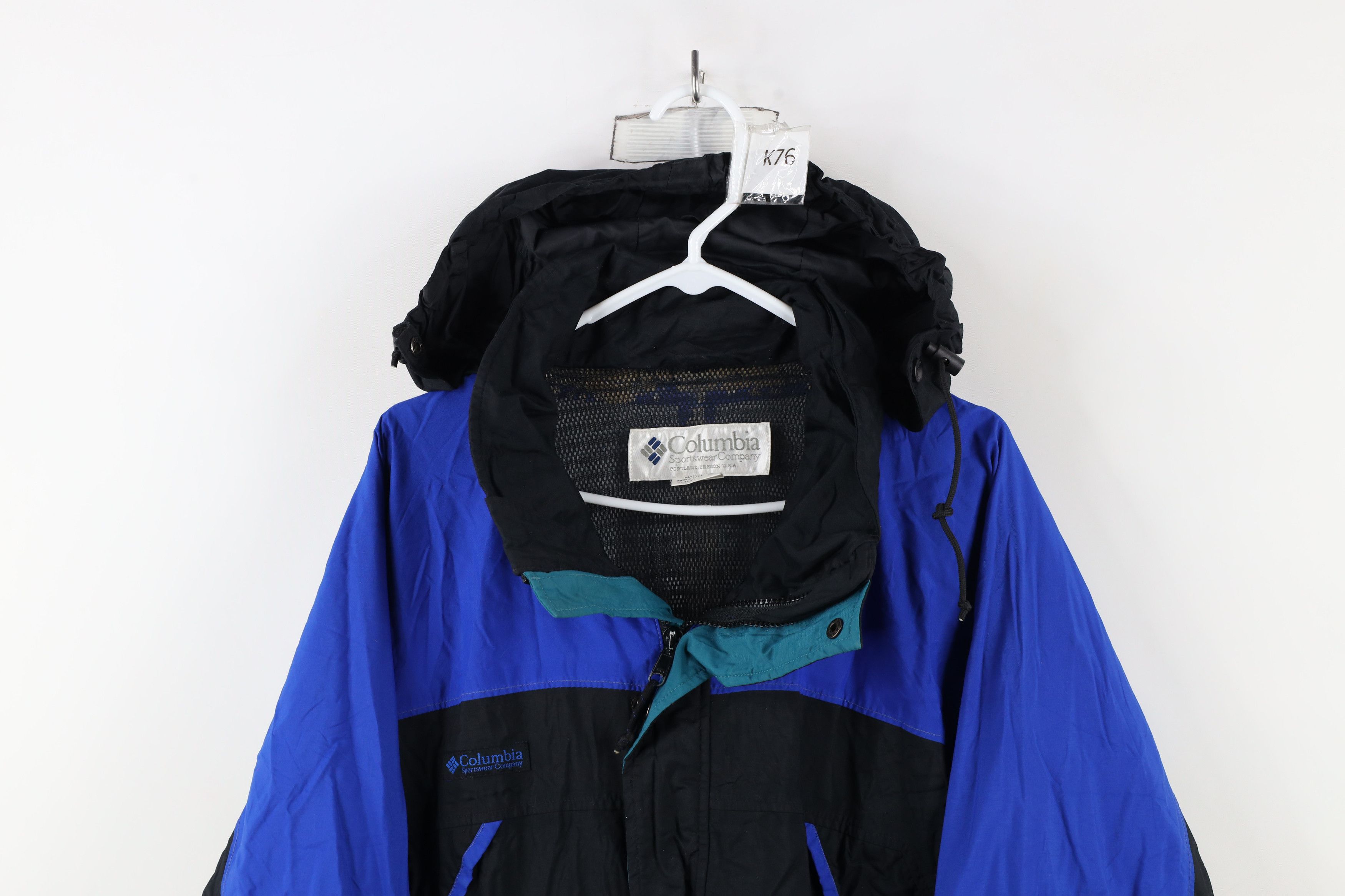 Columbia × Vintage Vintage 90s Columbia Spell Out Hooded Parka Jacket Size US XL / EU 56 / 4 - 2 Thumbnail