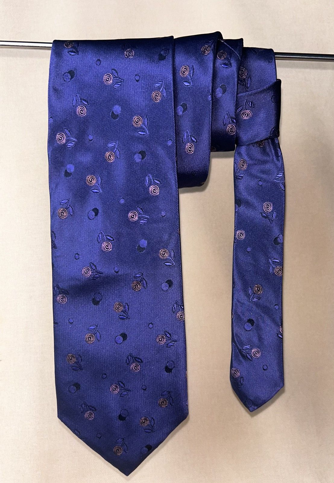 Paul Smith Paul Smith purple floral Silk Mens Tie Size ONE SIZE - 1 Thumbnail