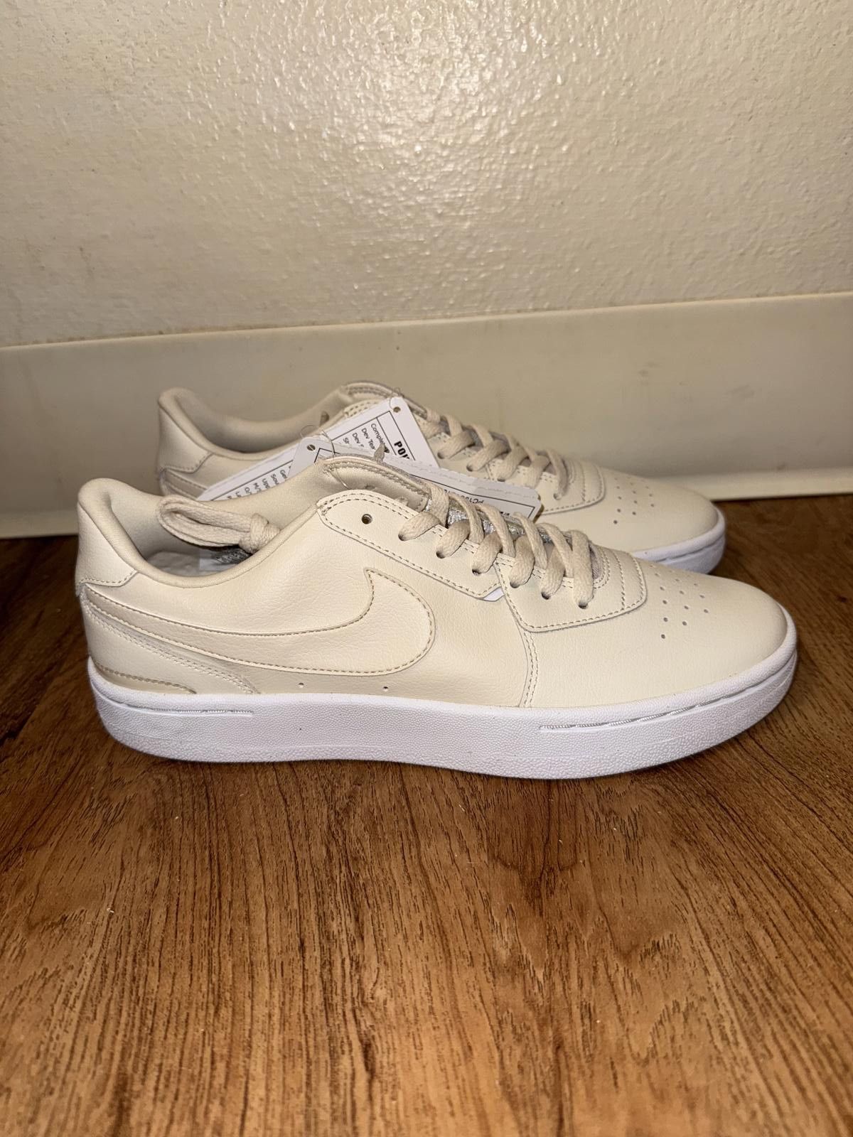 Nike Nike Court Blanc Beige White Size US 7 / IT 37 - 1 Thumbnail