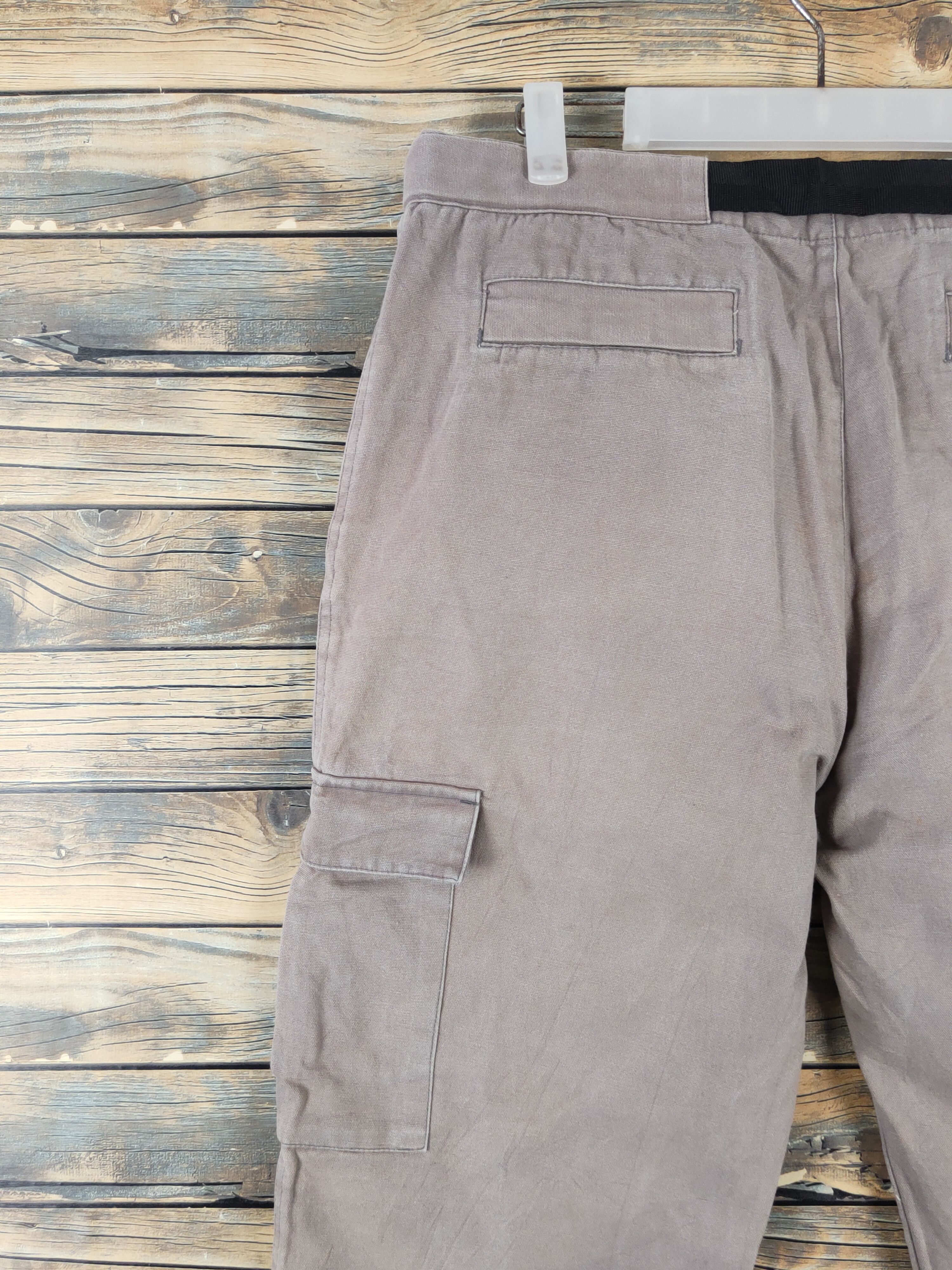 Japanese Brand Tarzan Brown Faded Multipocket Tactical Cargo Pants #W1887 Size US 33 - 9 Thumbnail