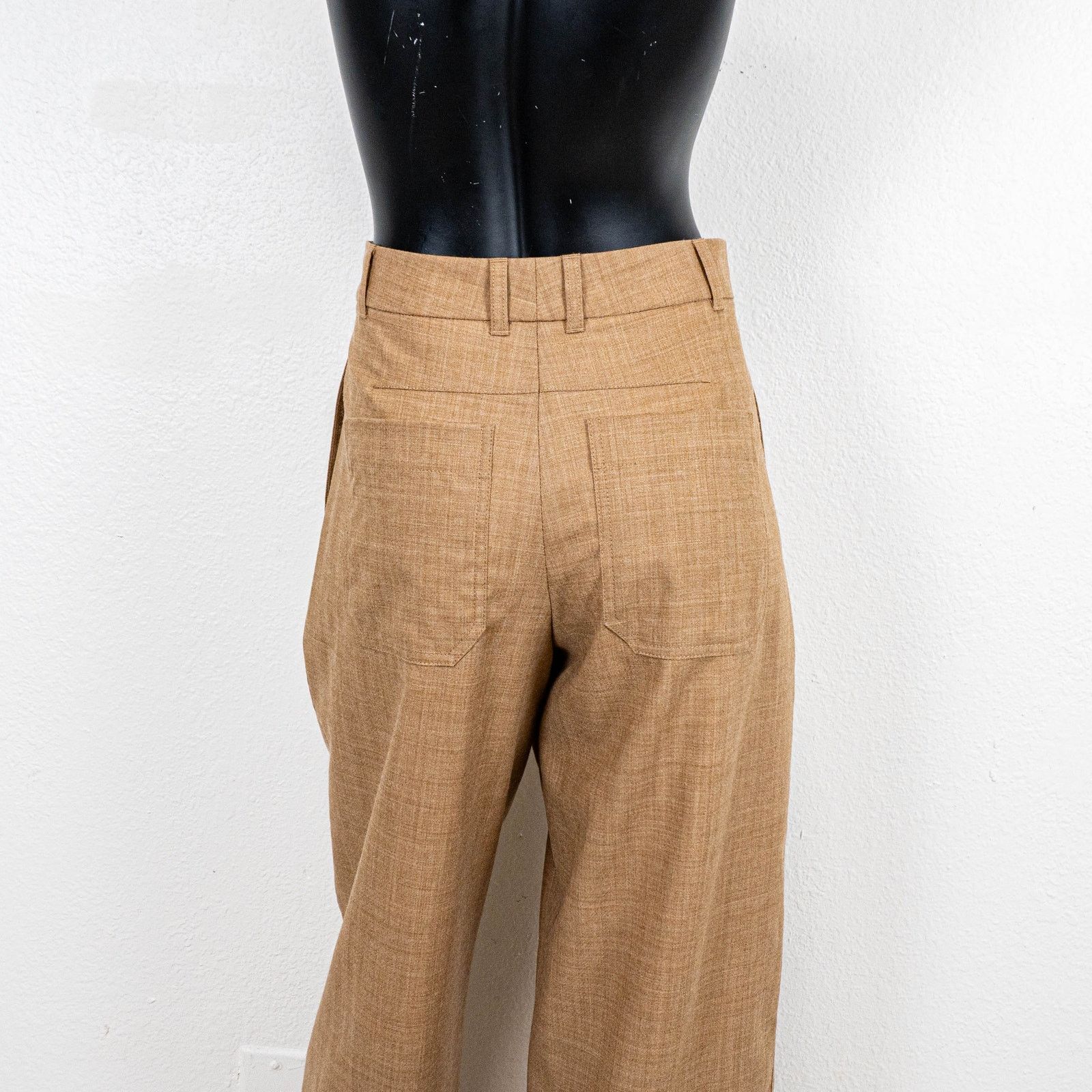 ME+EM ME+EM Pleat Front Trousers Italian wool Tailoring Biscuit 0 Size 25" / US 0 / IT 36 - 9 Thumbnail