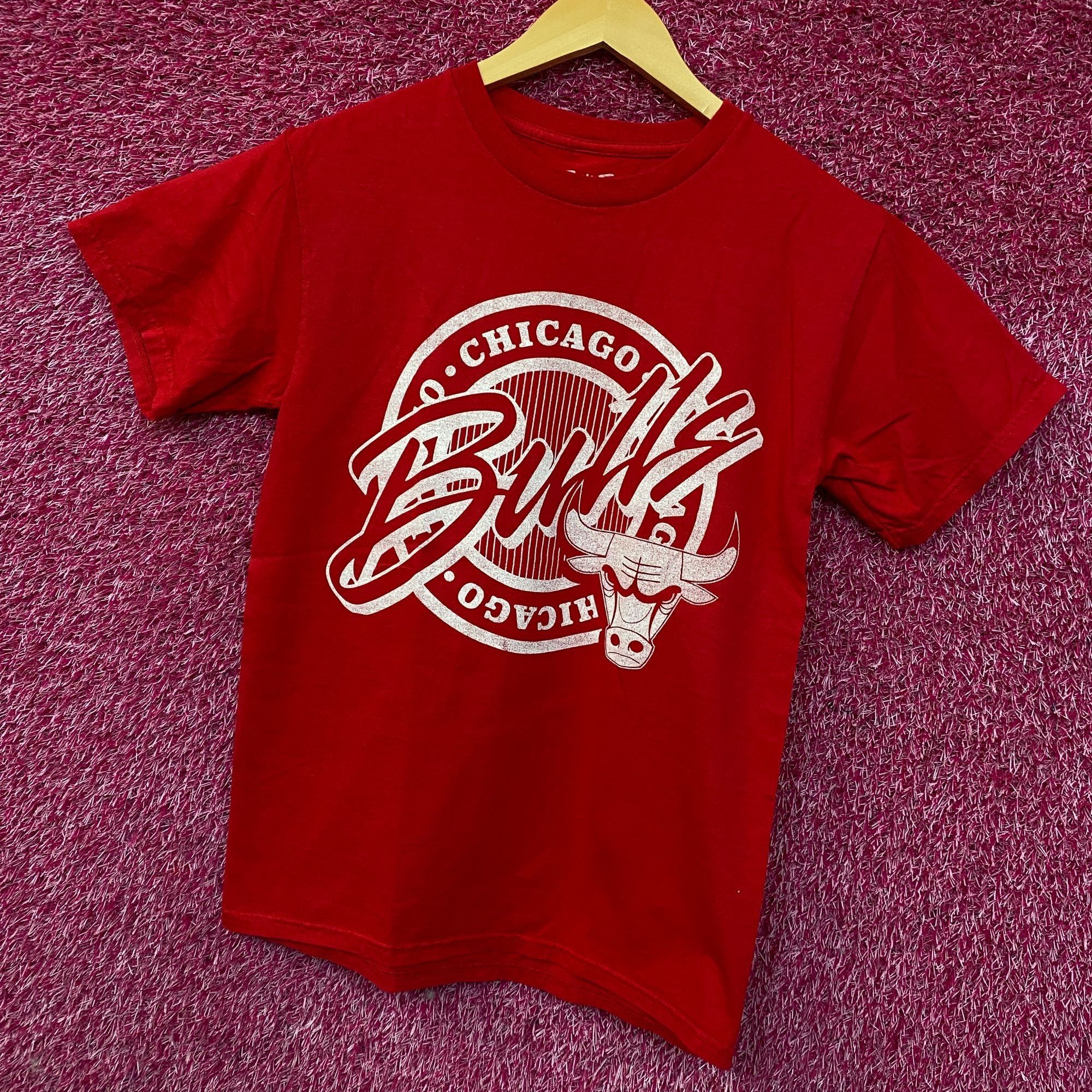 Junk Food Junk Food Clothing NBA Chicago Bulls Crest Vintage Style Tee Size US XS / EU 42 / 0 - 3 Thumbnail