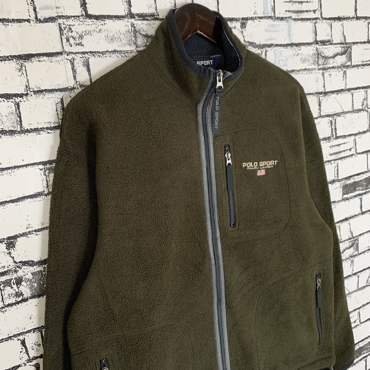 Polo Ralph Lauren Polo Sport Ralph Lauren Fleece Pullover Zipper Jacket Size US L / EU 52-54 / 3 - 4 Thumbnail
