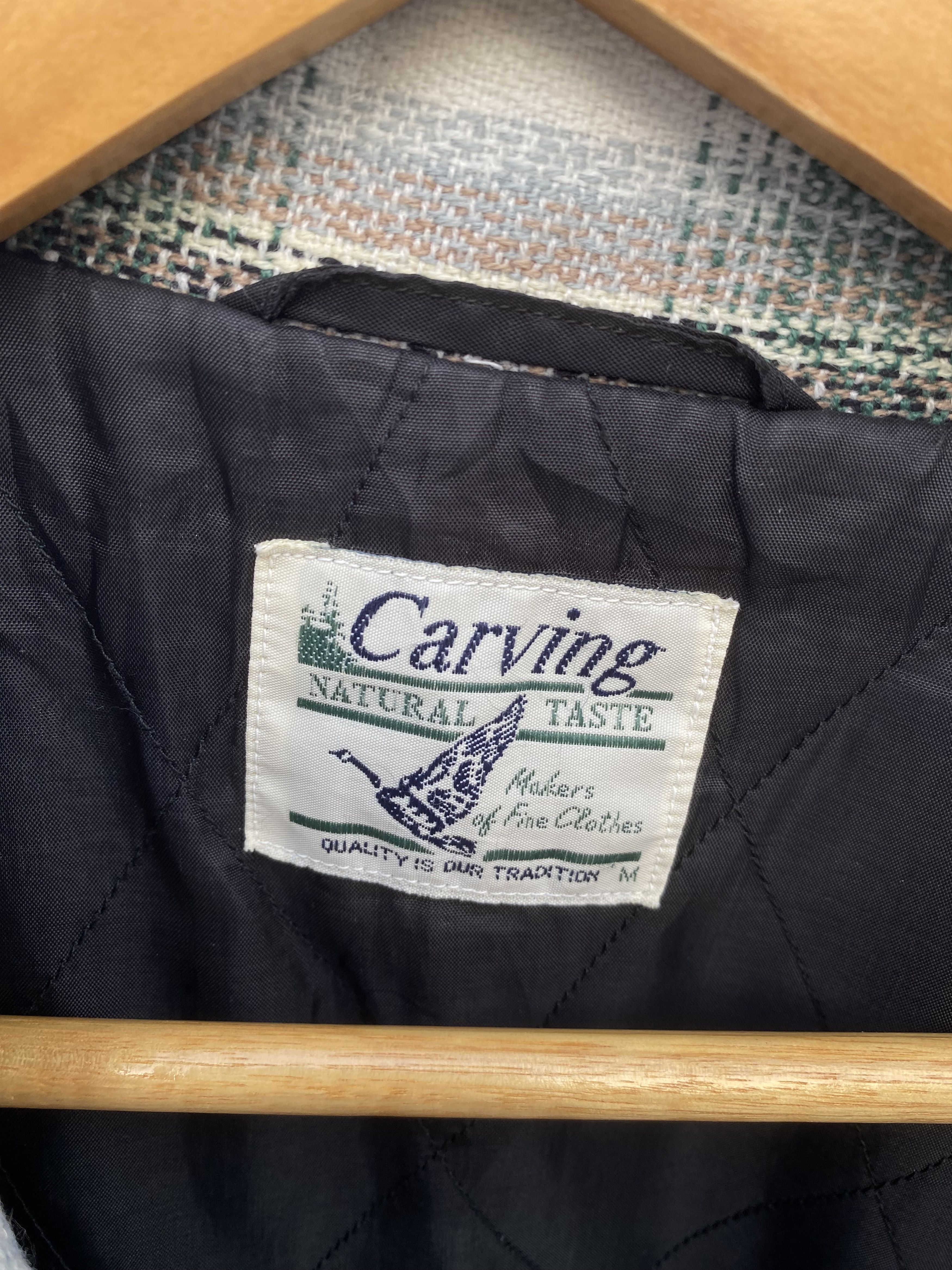 Flannel Vintage Carving green shadow plaid flannel Size US M / EU 48-50 / 2 - 8 Thumbnail