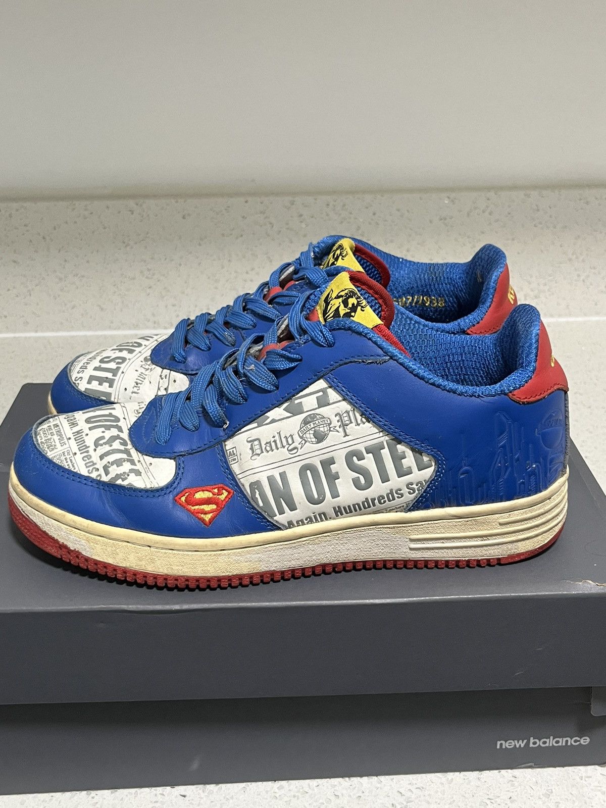 Marvel Comics Limited Soles Superman Size 8 Mens NM & Numbered (Only 1938) Size US 8 / EU 41 - 6 Thumbnail