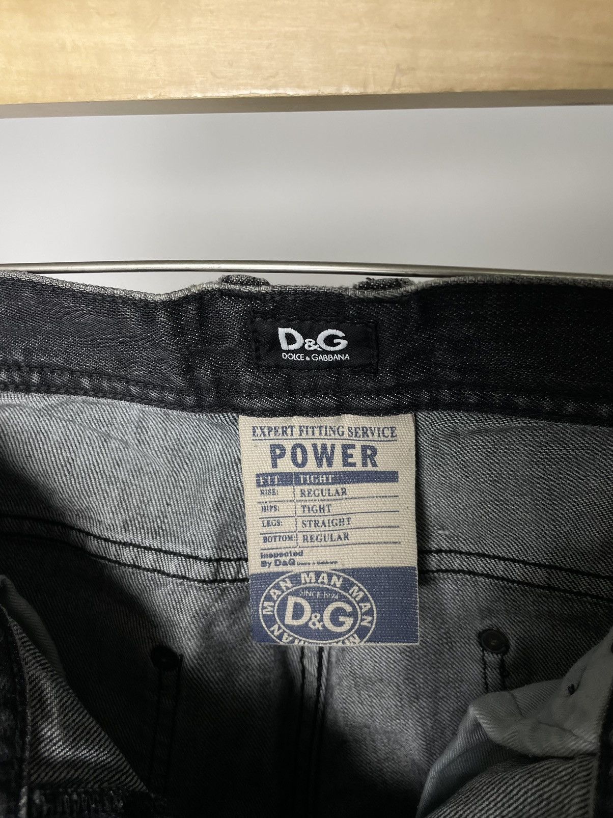 Dolce & Gabbana Dolce & Gabanna Vintage Distressed Faded Black Denim Jeans Size US 36 / EU 52 - 20 Thumbnail