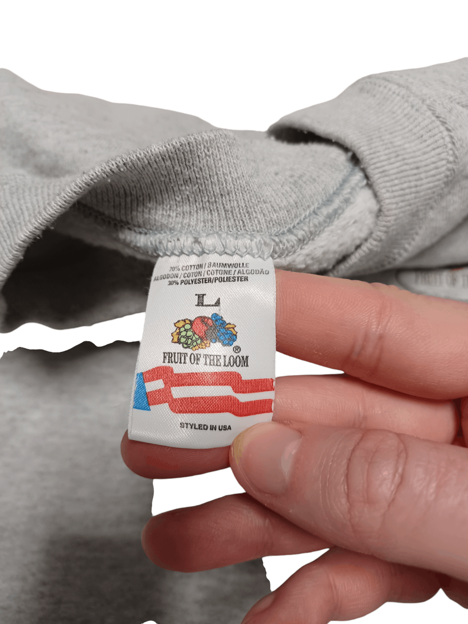 Fruit Of The Loom FRUIT OF THE LOOM USA VINTAGE 90S BOXY SWEATSHIRT Size US L / EU 52-54 / 3 - 4 Thumbnail