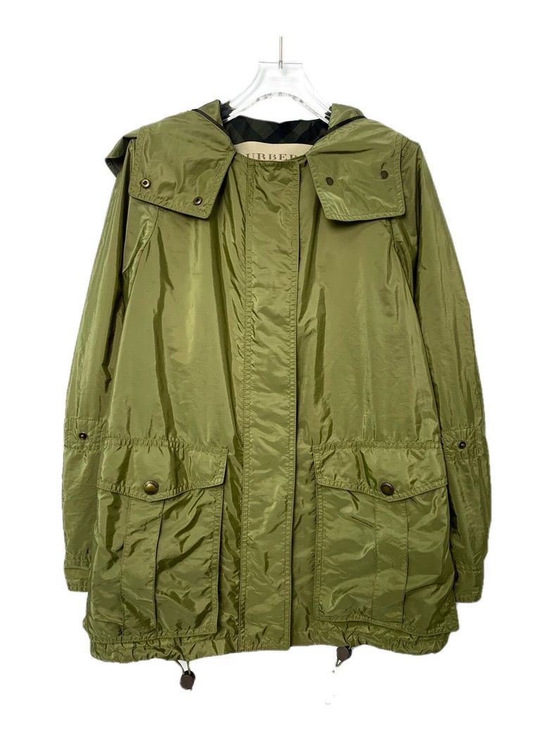 Burberry Burberry Green Hooded Jacket Coat Size US XS / EU 42 / 0 - 1 Thumbnail