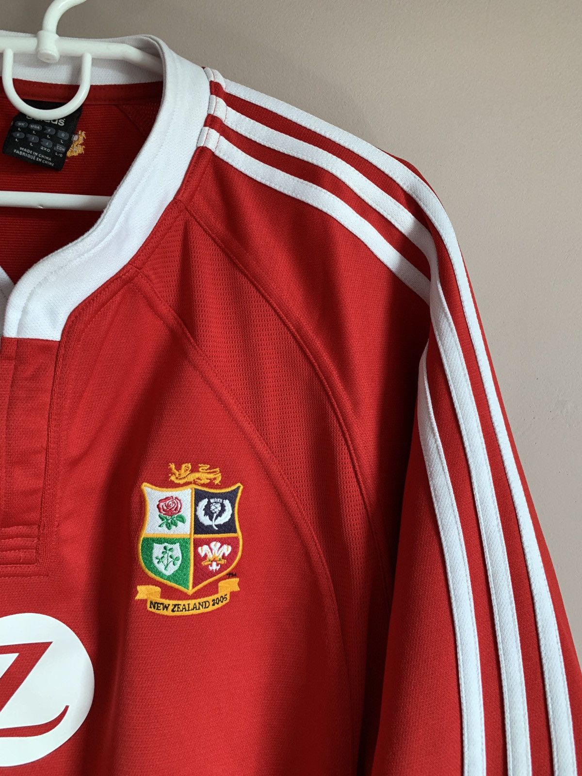 Adidas British and Irish Lions 2005 Rugby Union Shirt Adidas Sz L Size US L / EU 52-54 / 3 - 4 Thumbnail
