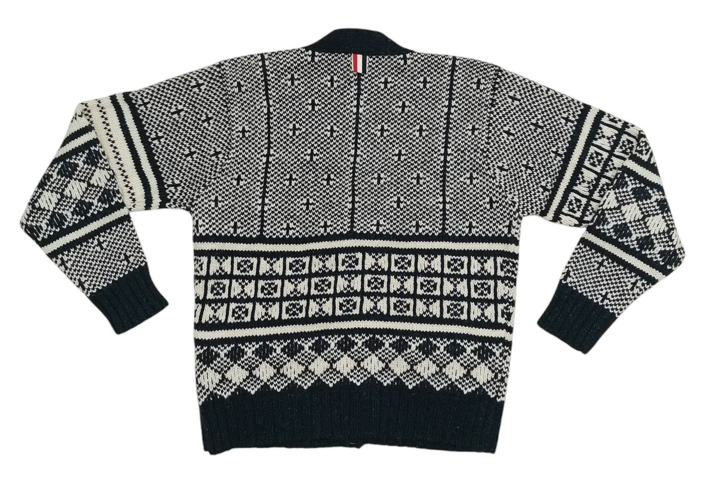 Thom Browne Thom Browne Mohair Blend 4 Bar Knit Cardigan Jacket Size US S / EU 44-46 / 1 - 2 Thumbnail