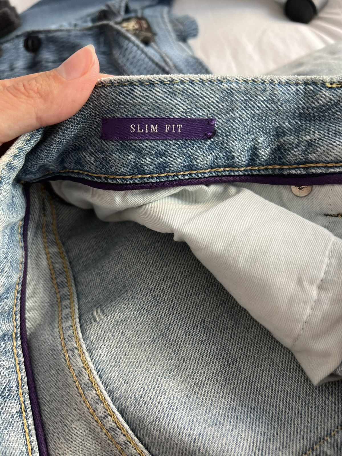 Ralph Lauren Purple Label Ralph Lauren Purple Label Size 32/34 Blue Jeans Size US 32 / EU 48 - 11 Thumbnail