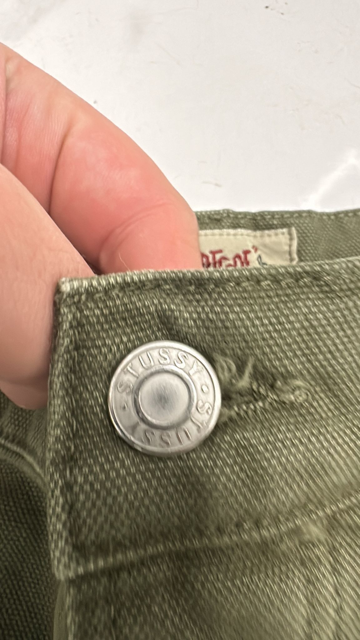 Stussy Stussy Big Ol Jean Size 30 Olive Drab Size US 30 / EU 46 - 6 Thumbnail