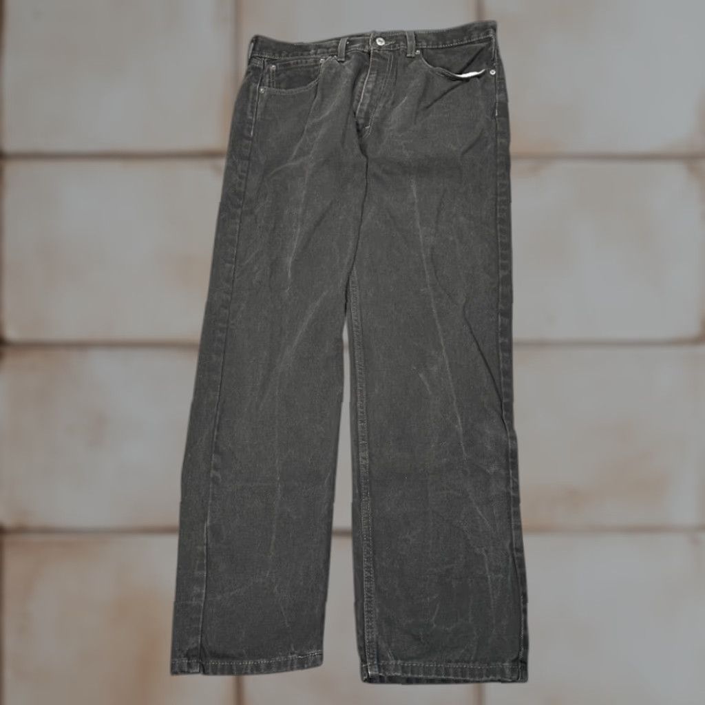 Levi's Levis Jeans Mens 36x32 Black Regular Fit Straight Leg Denim Cotton 505 Levi's Jeans Mens 36x32 Black Regular Fit Straight Leg Denim Cotton 505 Size US 36 / EU 52 - 1 Thumbnail