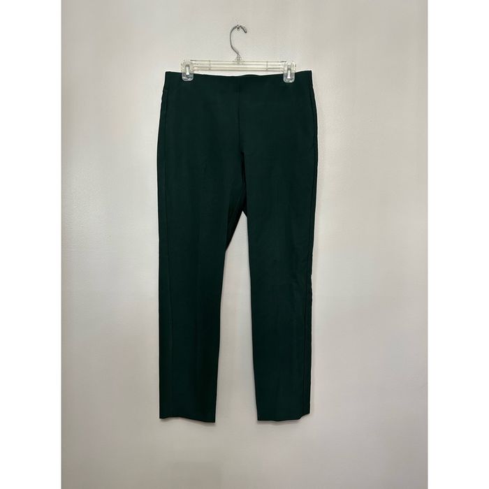 Adrianna Papell Adrianna Papell Skinny Pants Dark Green Mid Rise