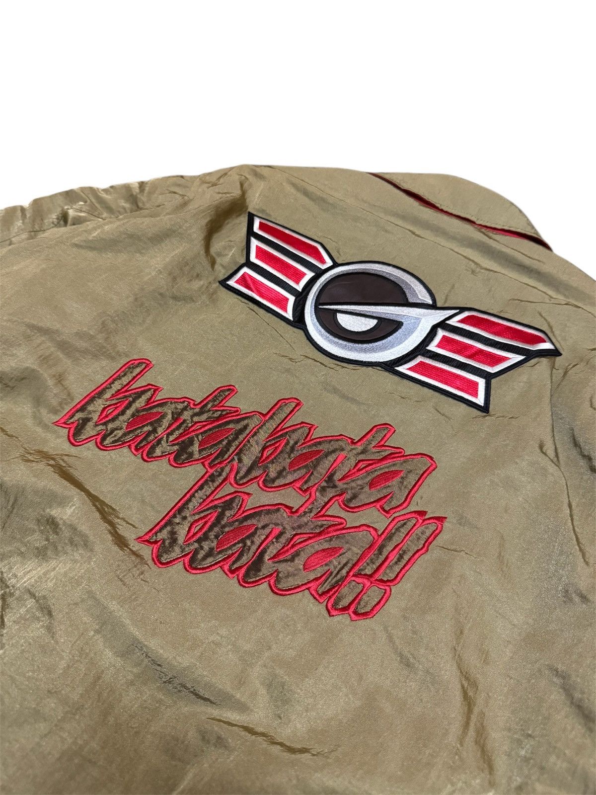 Anime Vintage Bandai Hiroto Sutou Go-on Gold Bomber Jacket Size US XL / EU 56 / 4 - 7 Thumbnail