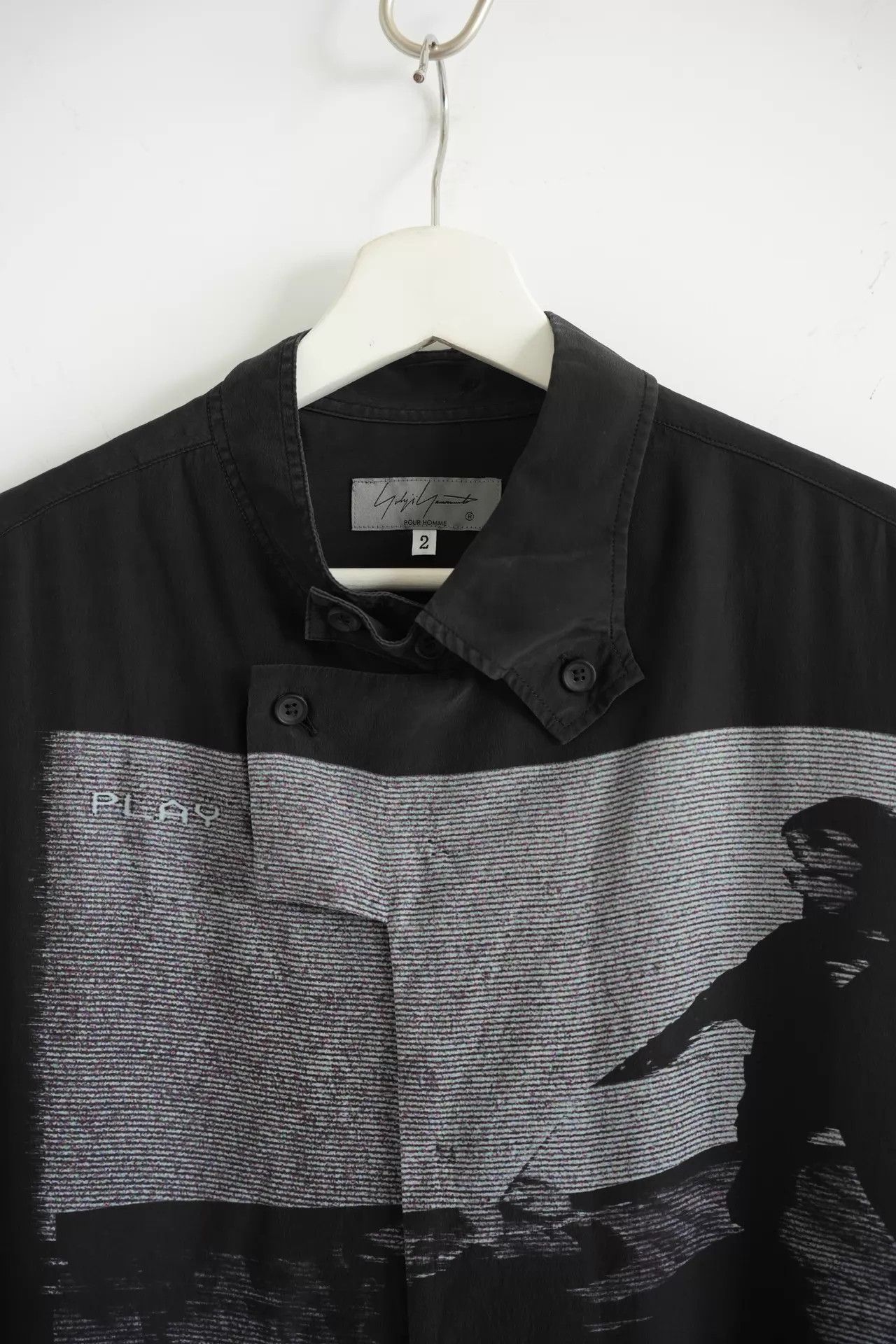 Yohji Yamamoto Yohji Yamamoto 22SS 100% Silk Movie Print Shirt Size US M / EU 48-50 / 2 - 4 Thumbnail