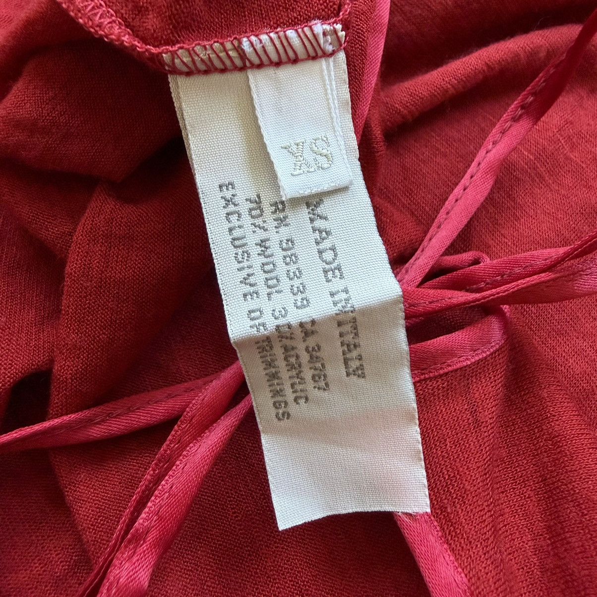 Miu Miu Miu Miu - 90’s Archive Wool Ribbon L/S Size XS / US 0-2 / IT 36-38 - 6 Thumbnail