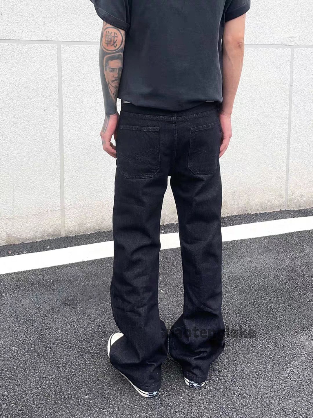 Jean Unisex outdoor utility punk yuppie bootcut grunge jeans Size US 32 / EU 48 - 3 Thumbnail