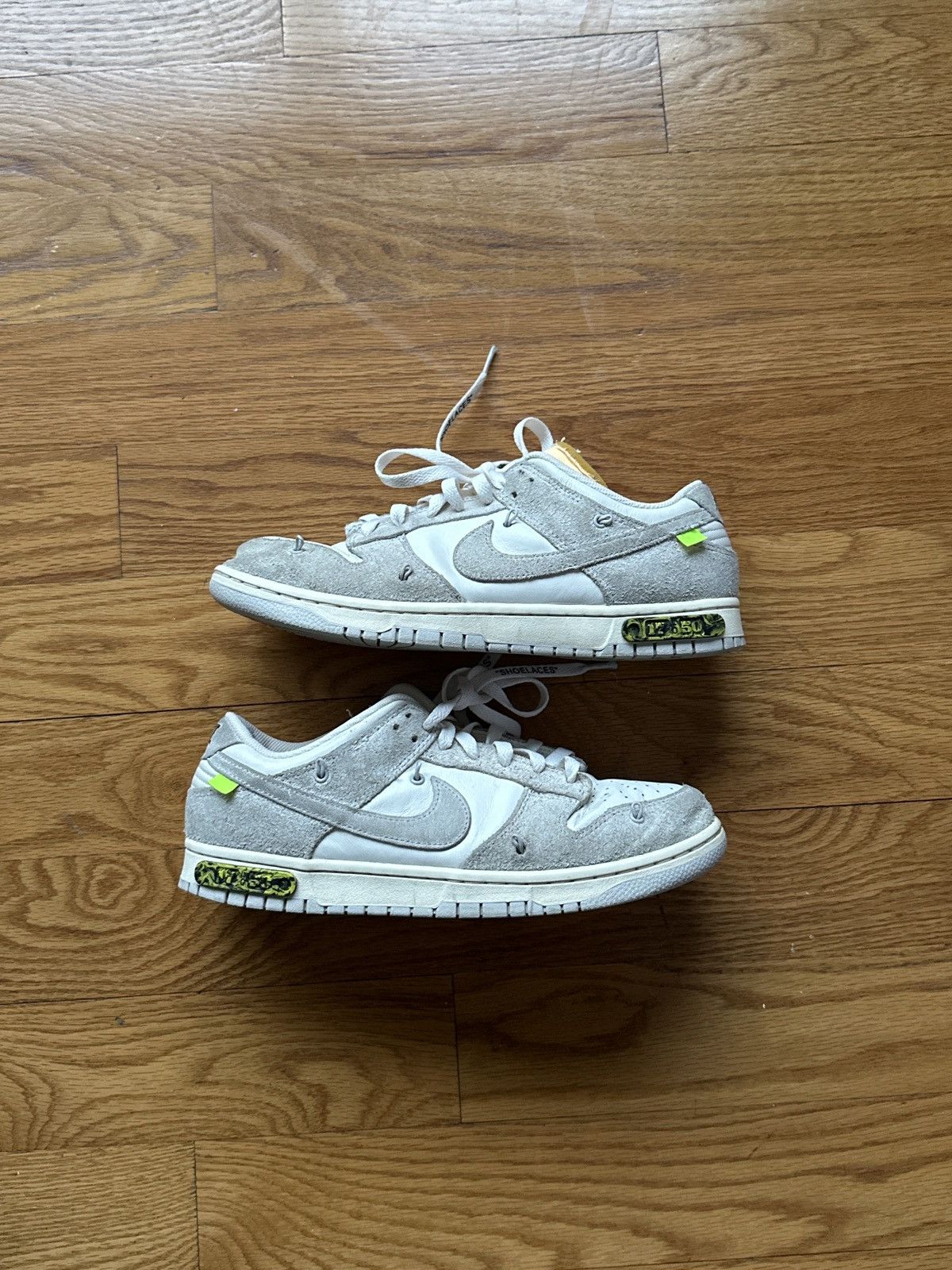 Nike × Off-White Nike Off White Dunk Low 'lot 17' Size US 10.5 / EU 43-44 - 2 Thumbnail