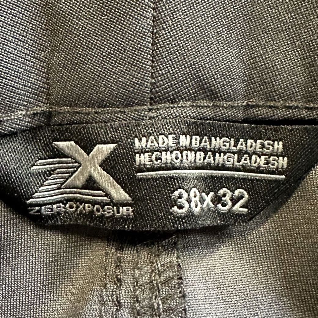 ZeroXposur VINTAGE ZeroXposur Commuter Pants Men 38X32 Dark Grey Chino 4 Way Stretch Flat Front NEW Size US 38 / EU 54 - 4 Thumbnail