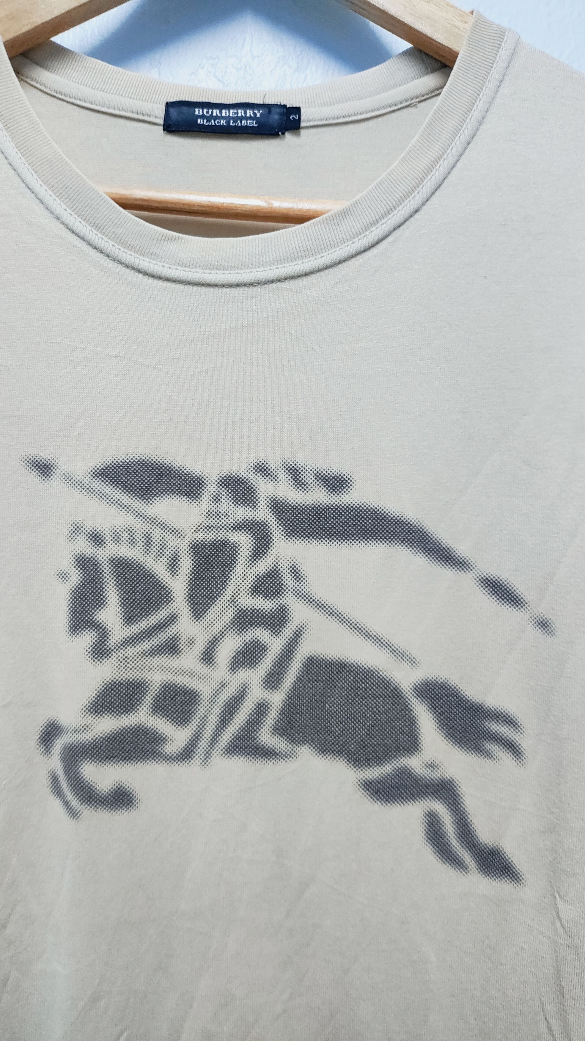 Burberry × Designer BURBERRY t shirt BBL blurry logo Size US M / EU 48-50 / 2 - 2 Thumbnail