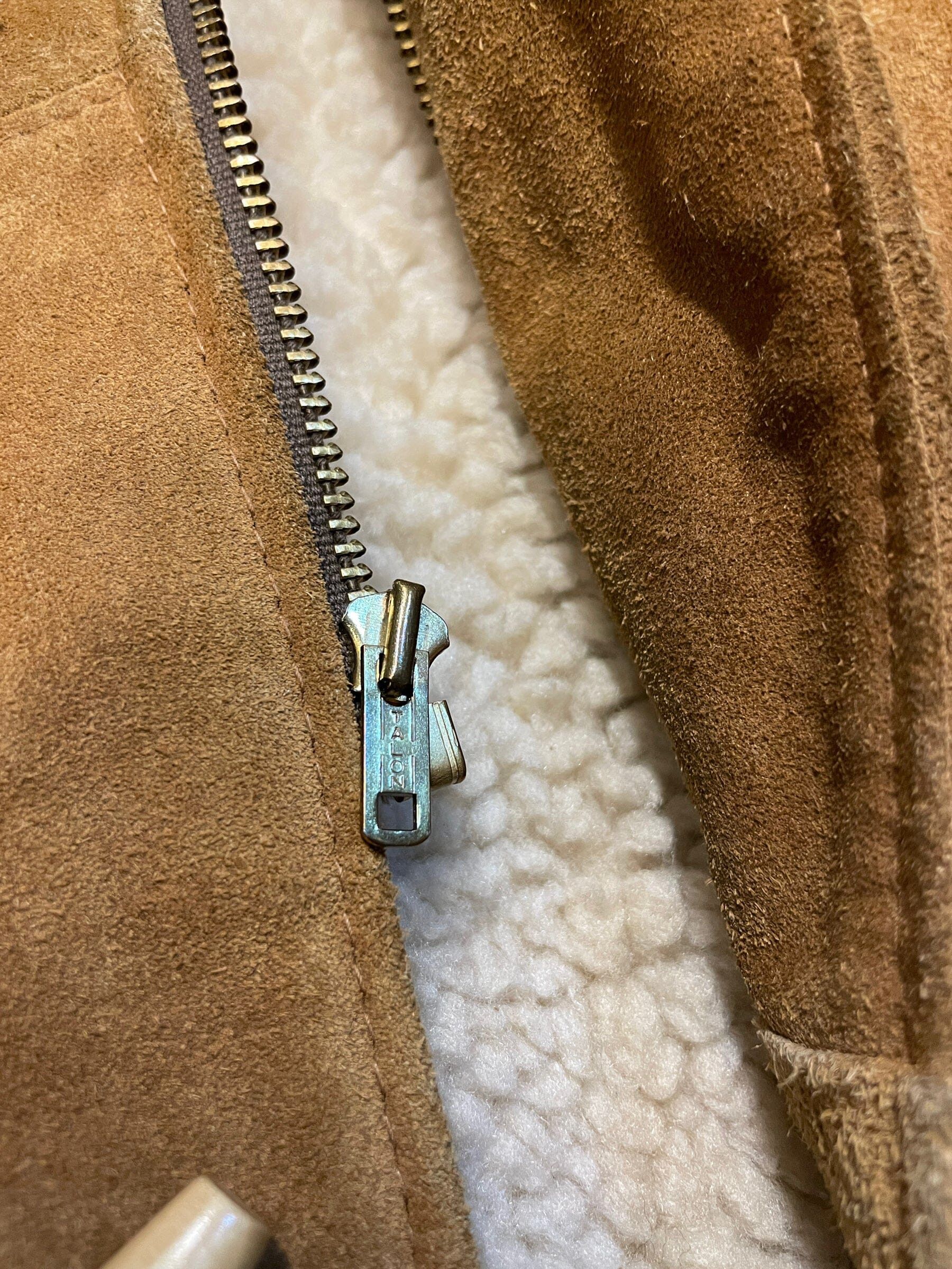 Schott 70s Schott NYC Suede & Shearling Vintage Toggle Coat Size L / US 10 / IT 46 - 5 Thumbnail