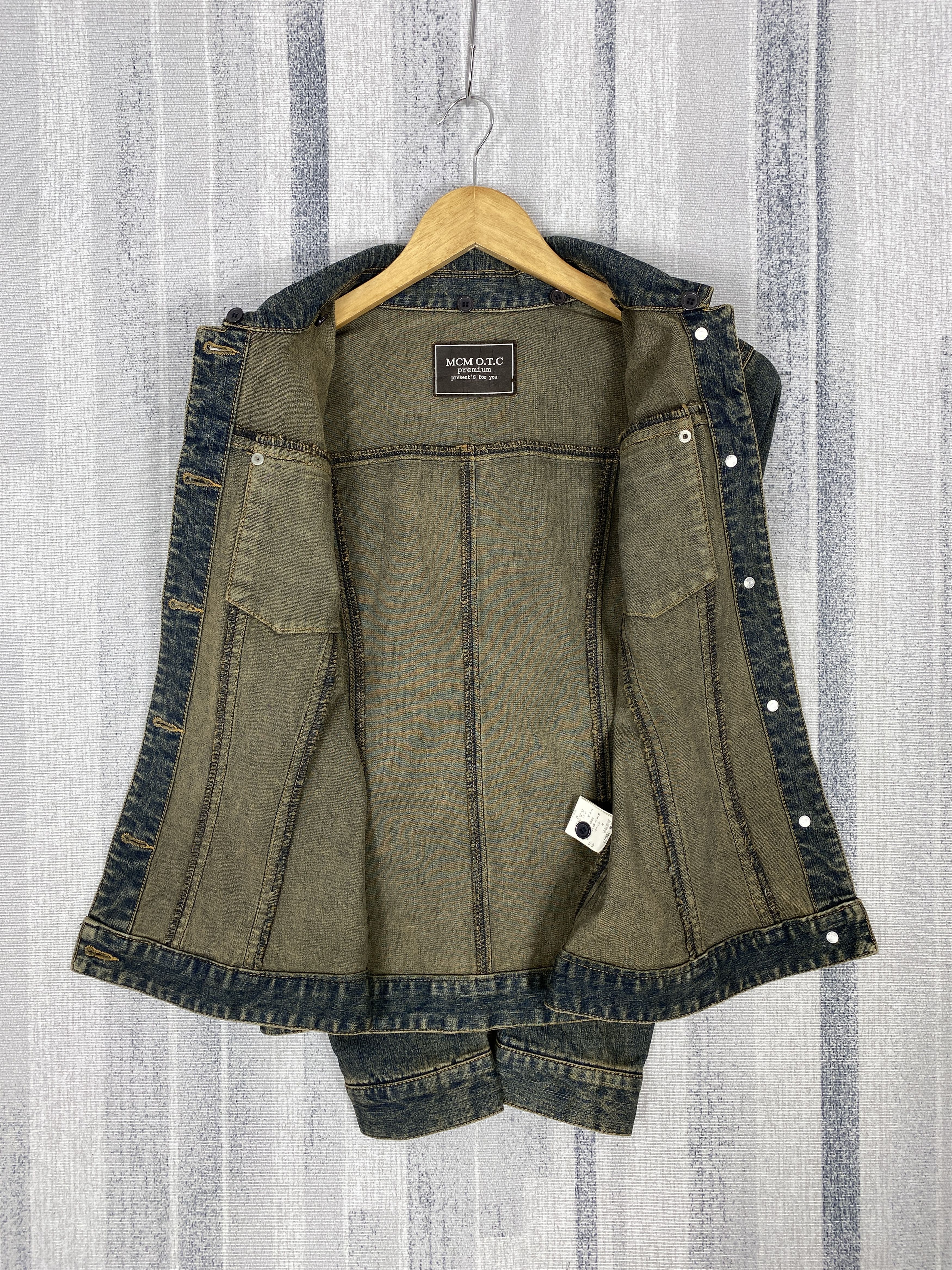 MCM Vintage MCM O.T.C Denim Jacket K0170 Size US S / EU 44-46 / 1 - 8 Thumbnail