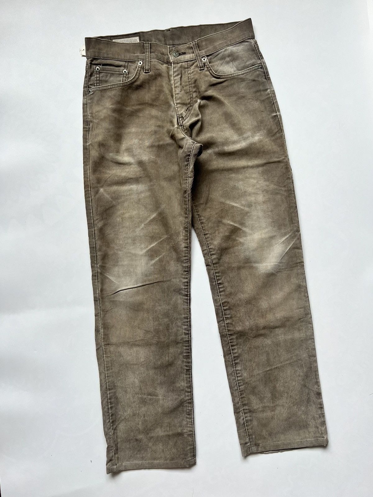 Edwin Edwin 503 Brown Wash Corduroy Pants Size US 31 - 4 Thumbnail