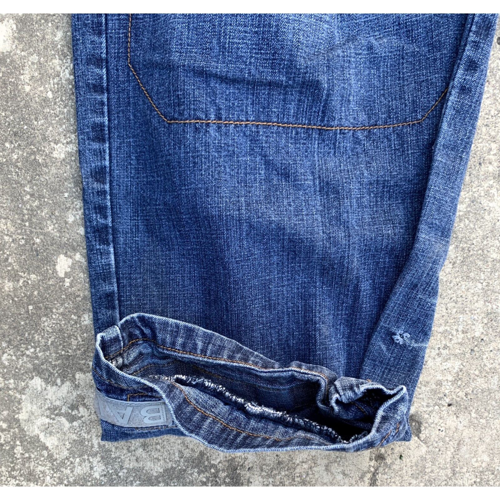 Vintage VINTAGE Girbaud Jeans Strap 36 M 90s Hip Hop Denim Cotton Blue Jeans Mens Size 36 See Pics Pockets Button Zip Relaxed Vintage See Measurements Size US 36 / EU 52 - 4 Thumbnail