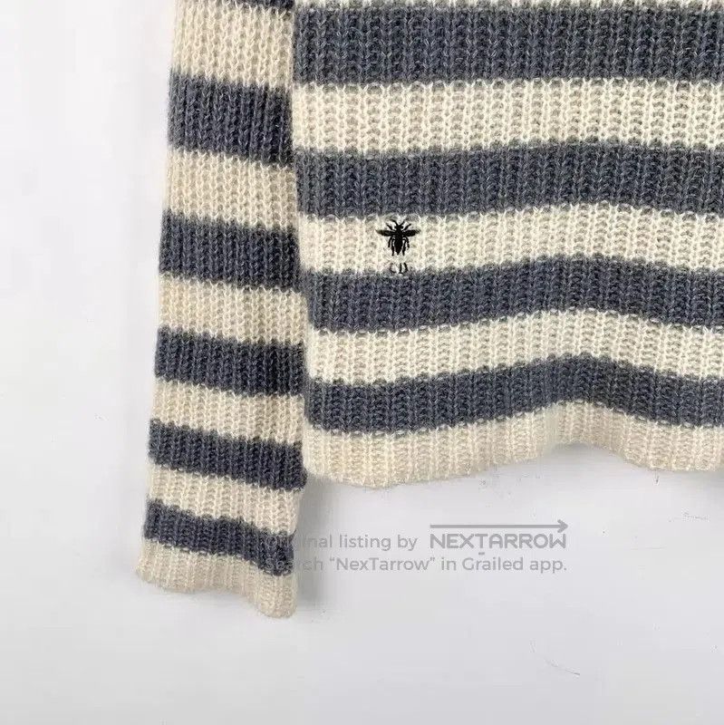 Dior Dior Striped Alpaca Wool Pullover Sweater . Size XS / US 0-2 / IT 36-38 - 4 Thumbnail