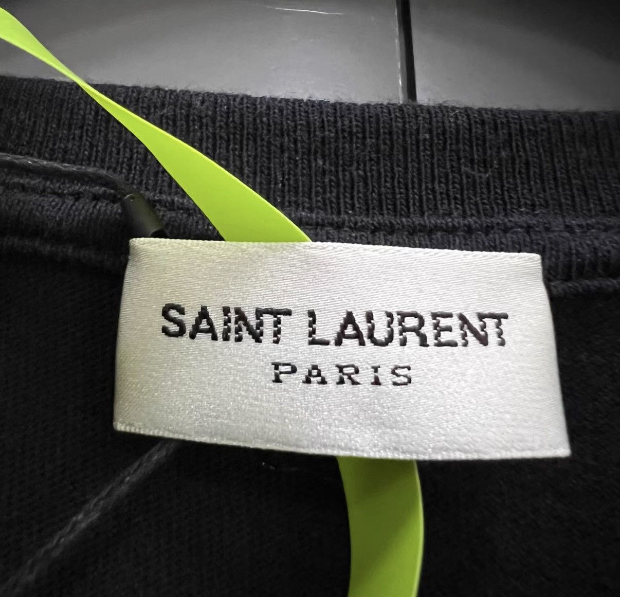 Saint Laurent Paris Saint Laurent SLP Graffiti Heart Crew Neck Short Sleeve J41 Size S / US 4 / IT 40 - 4 Thumbnail