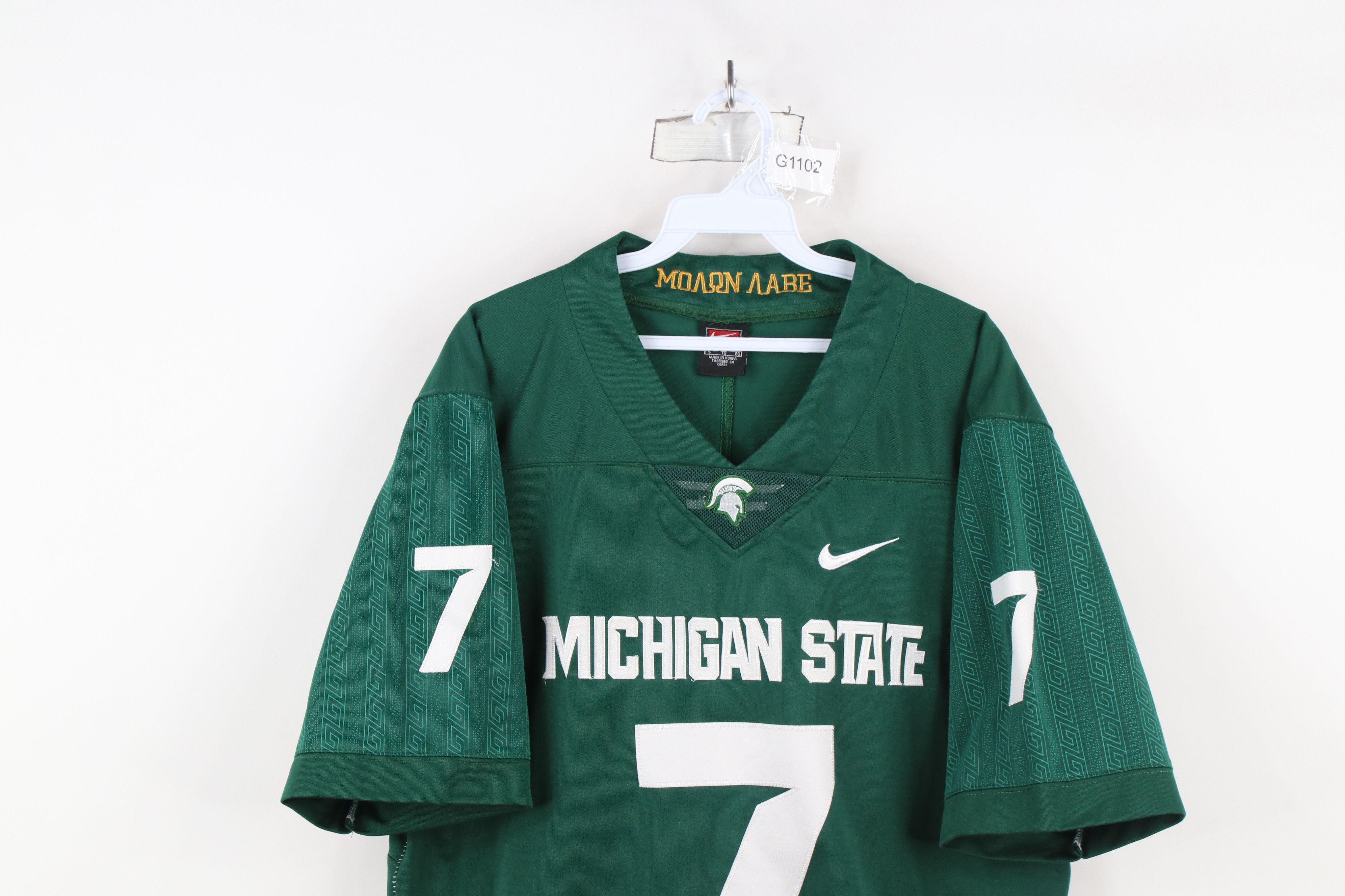 Nike × Vintage Vintage Y2K Nike Michigan State University Football Jersey Size US S / EU 44-46 / 1 - 2 Thumbnail