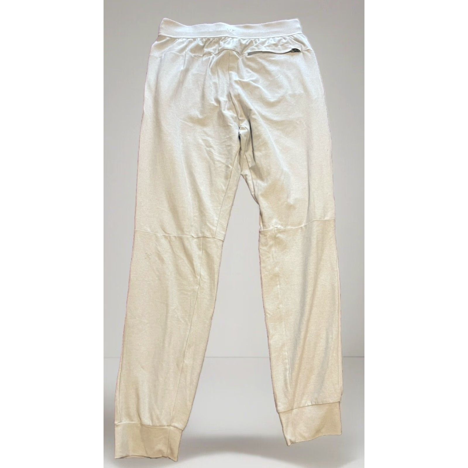 Lululemon Lululemon Intent Jogger Mens Beige Pants S Regular Inseam 30.5" Elastic Waist Pockets Zip Pocket Tapered Solid Jogger [M5655S] Size US 29 - 5 Thumbnail
