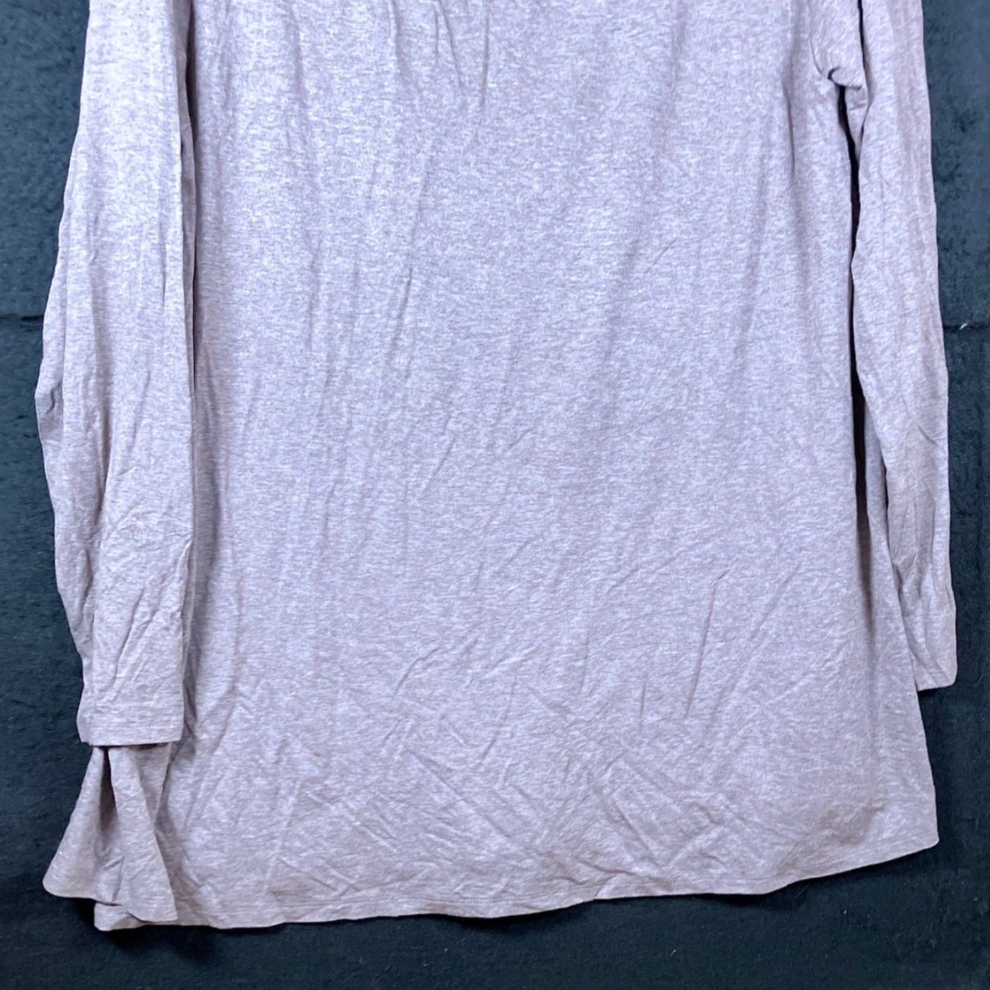 Soft Surroundings Soft Surroundings Womens Shirt Purple Scoop Neck Pullover Long Sleeve Tunic L Size L / US 10 / IT 46 - 3 Thumbnail