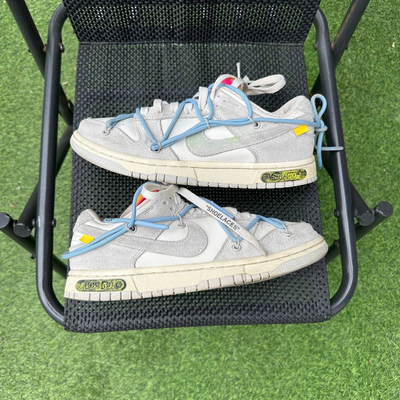 Nike × Off-White Off-white x Nike Dunk Low Lot 38 of The 50 DJ0950-113 Size US 7 / EU 40 - 2 Thumbnail