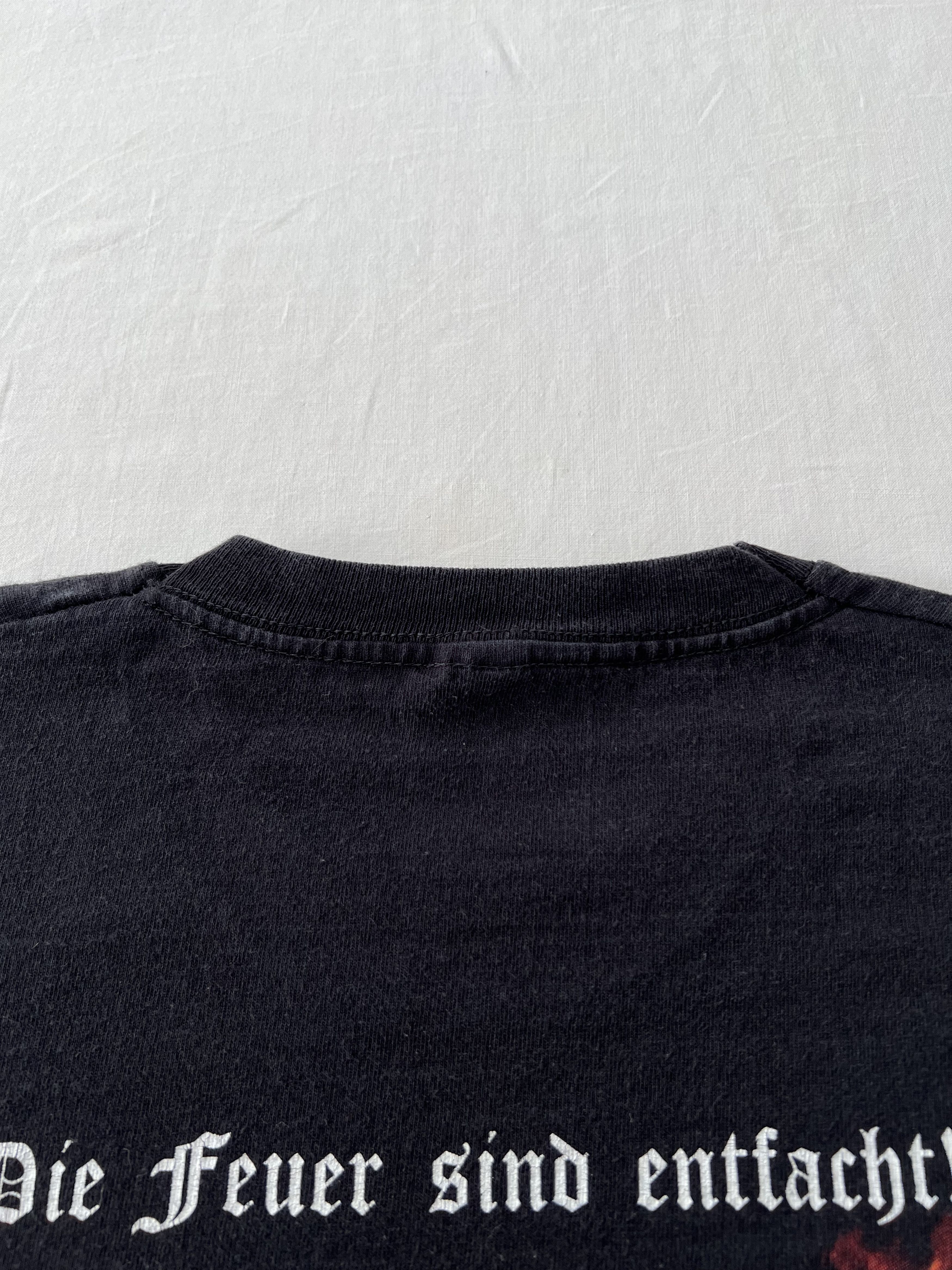 Band Tees Vintage 2000s Flammensturm Black Metal Band Black T-shirt Size US XL / EU 56 / 4 - 15 Thumbnail