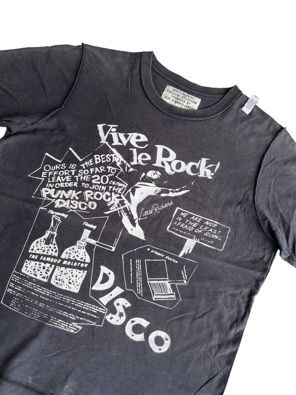A.F.F.A. Vintage Seditionaries Viva Le Rock Anarchy Punk Rock Shirt Size US L / EU 52-54 / 3 - 3 Thumbnail