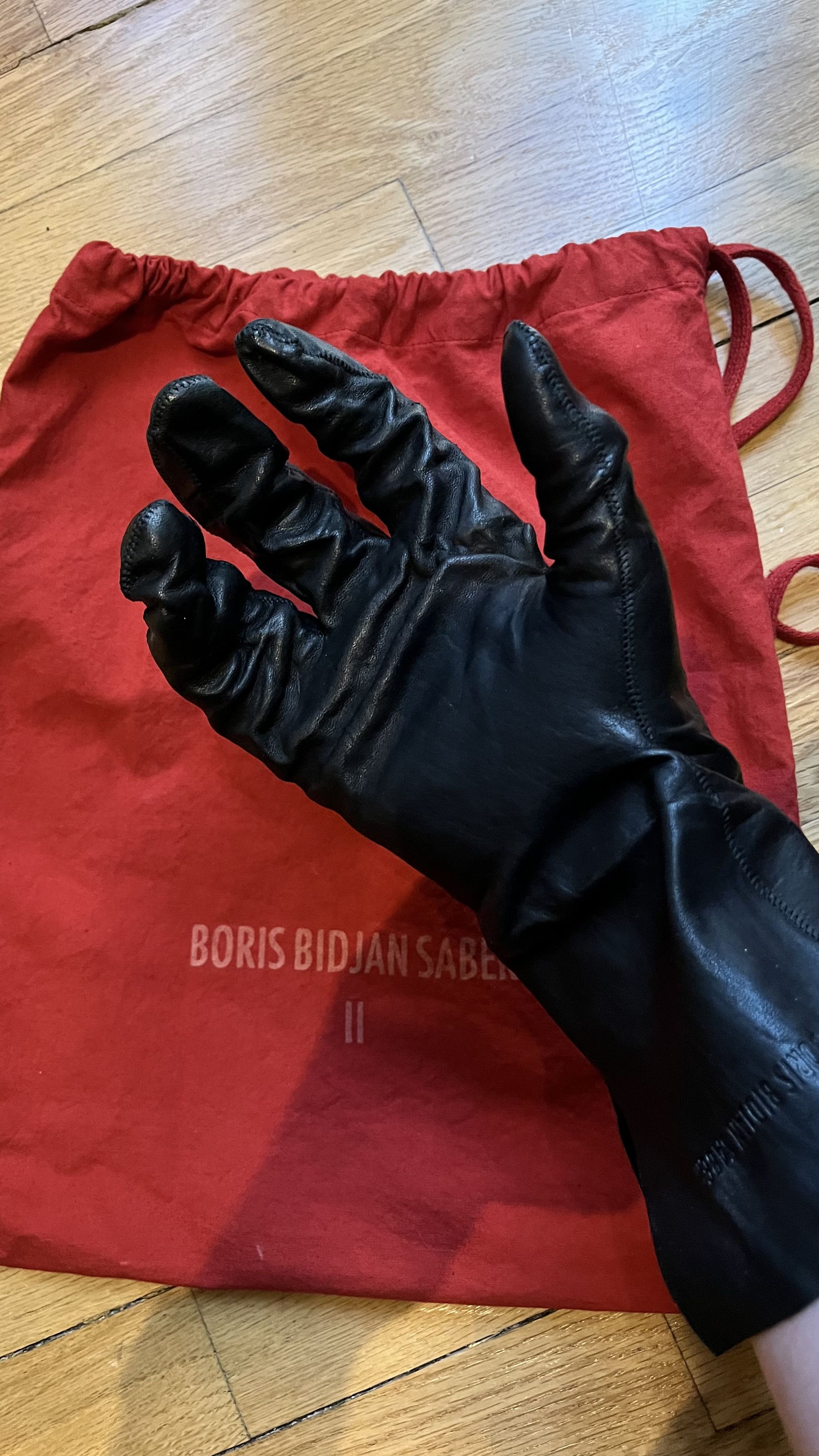Boris Bidjan Saberi Molded Horse Leather Gloves | Grailed