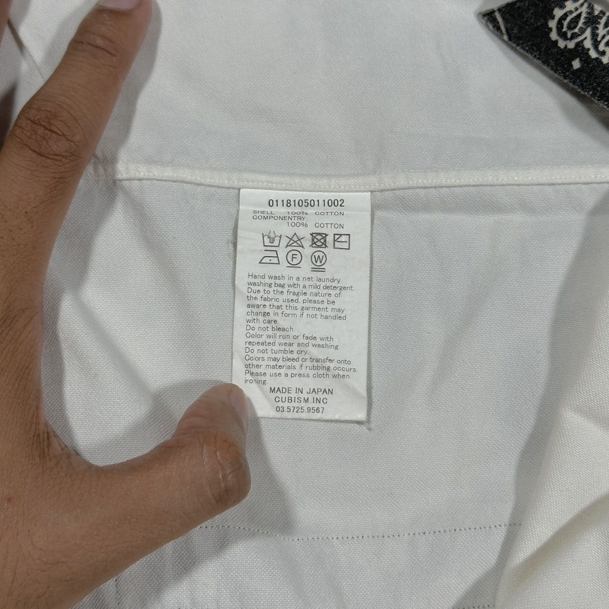 Visvim VISVIM V+V 5-NATION SHIRT L/S (GIZA OX) 2018 Size US M / EU 48-50 / 2 - 6 Thumbnail
