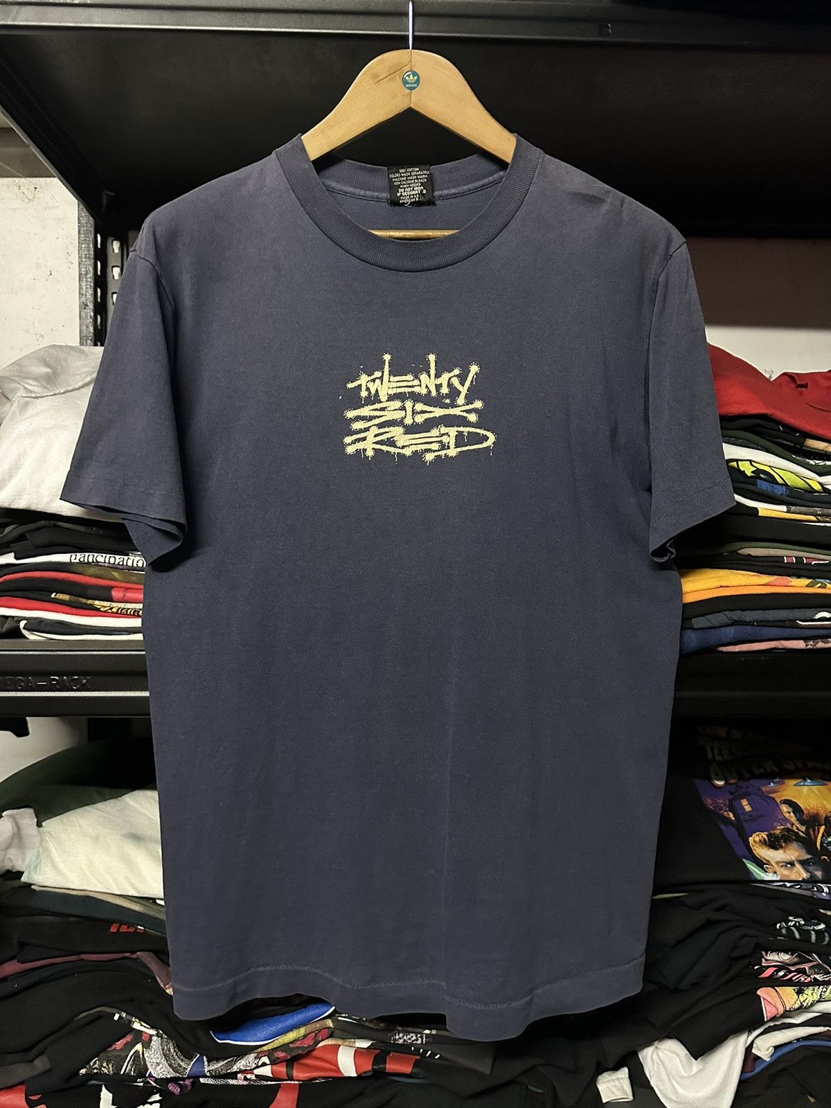 Girl Skateboards × Vintage Vintage 90s Twenty Six Red Skateboard Sun Faded Tee Size US L / EU 52-54 / 3 - 2 Thumbnail