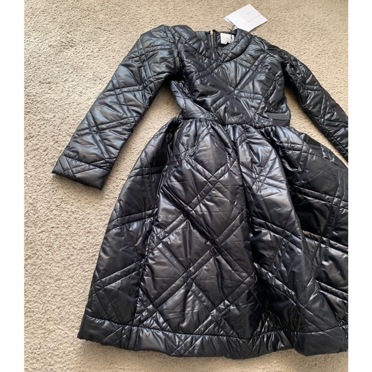 Other LUXTON BLACK QUILTED PUFFER MID DRESS Size M / US 6-8 / IT 42-44 - 13 Thumbnail