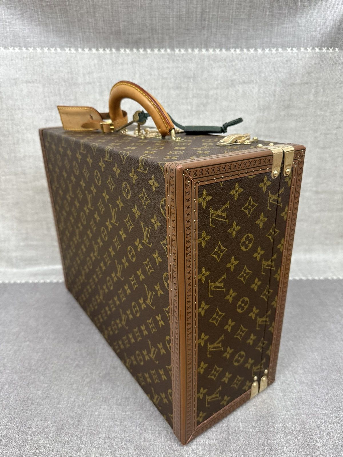 Louis Vuitton Louis Vuitton President Monogram Briefcase Trunk Vintage Size ONE SIZE - 6 Thumbnail