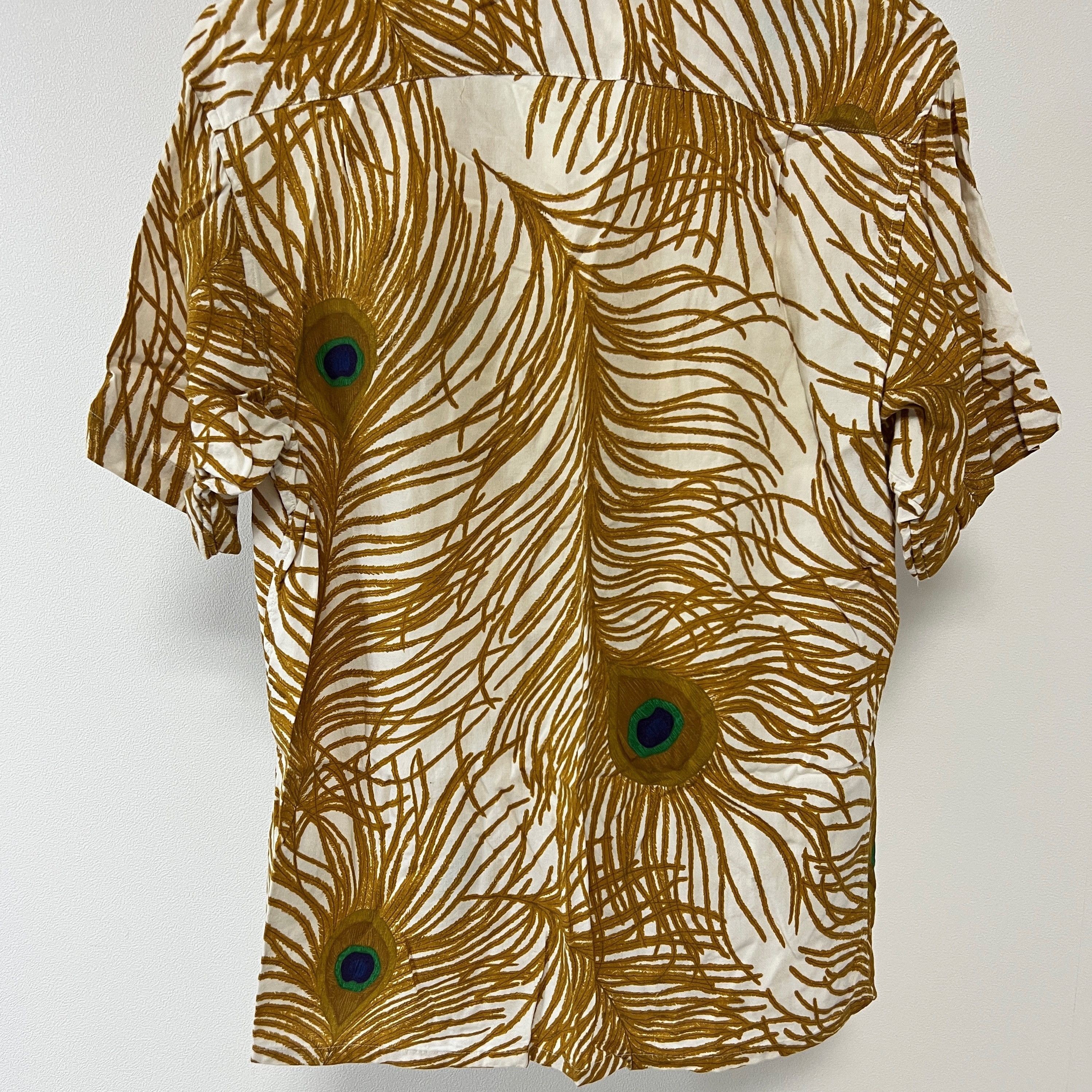 Supreme Supreme SS16 Peacock Rayon Shirt Yellow Size US M / EU 48-50 / 2 - 6 Thumbnail
