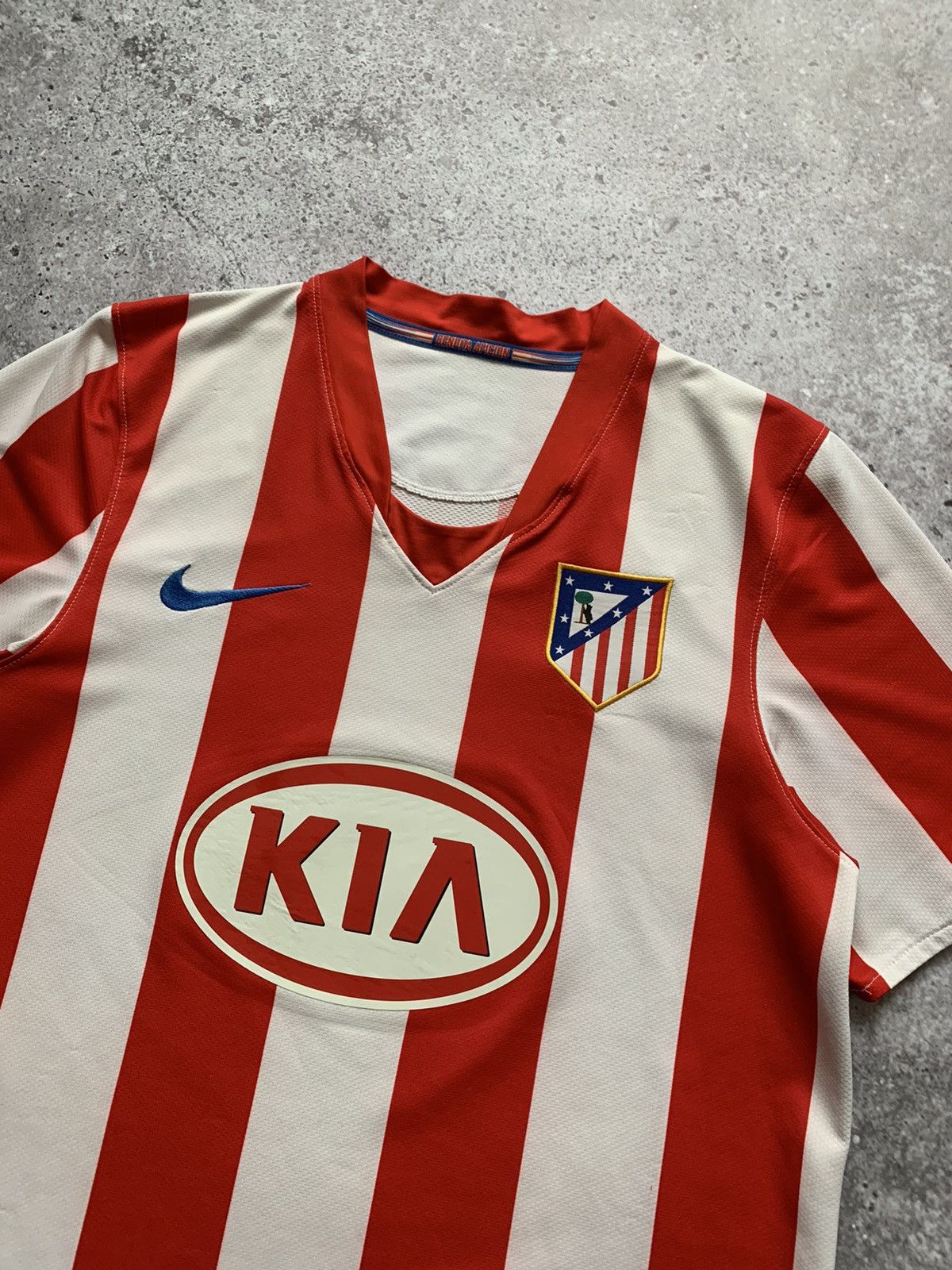Vintage 🔥NIKE ATLETICO MADRID 2008 2009 SOCCER JERSEY Size US S / EU 44-46 / 1 - 4 Thumbnail